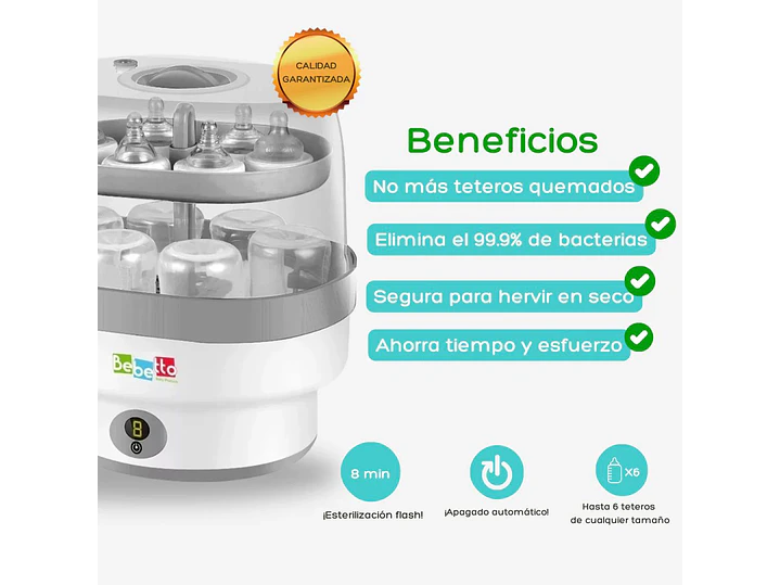 Esterilizador De Biberones Electrico 3