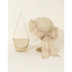 Set Sombrero y Bolso 