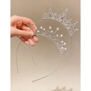 Diadema Corona Plata 