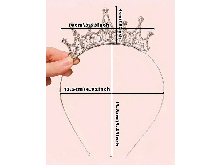 Diadema Corona Plata  2
