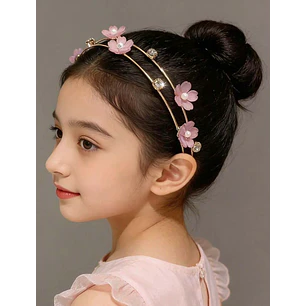 Diadema Flor Rosa 