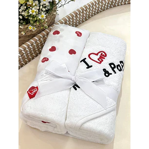 Set Toallas Ma y Pa