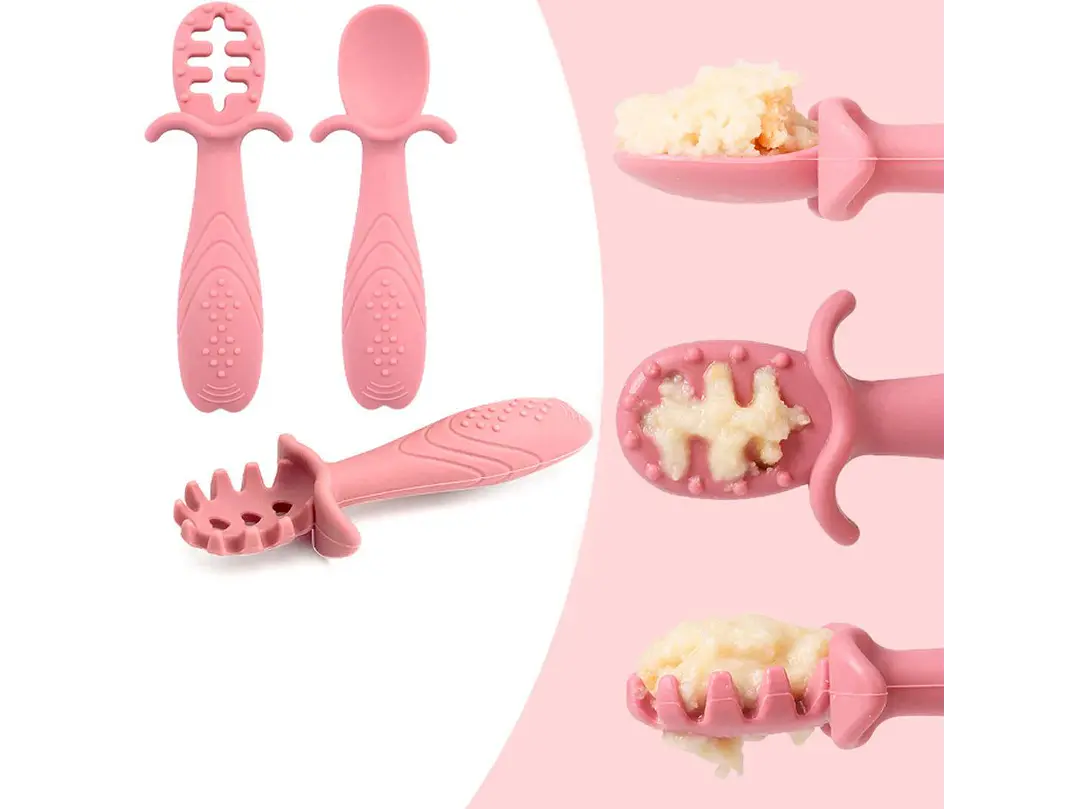 Precucharas De Entrenamiento En Silicona Sin BPA  1