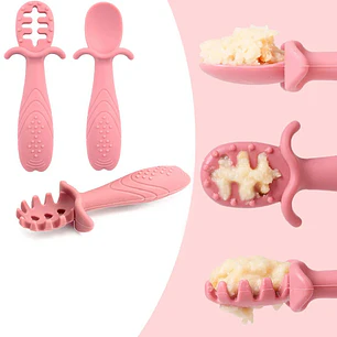 Precucharas De Entrenamiento En Silicona Sin BPA 