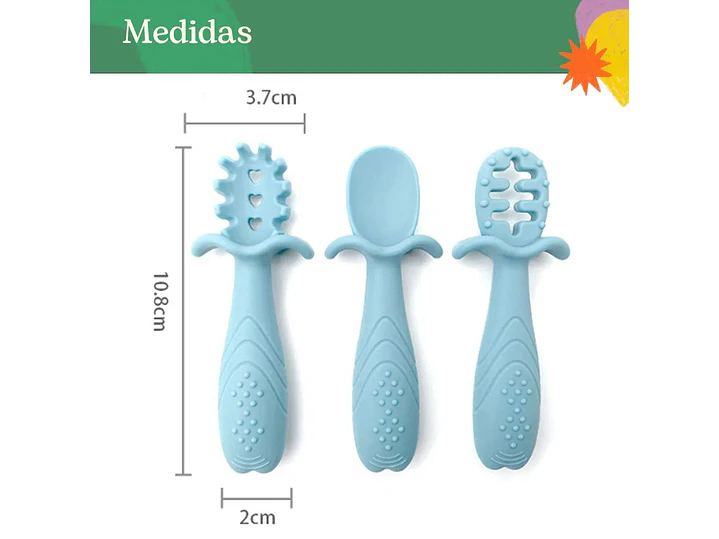 Precucharas De Entrenamiento En Silicona Sin BPA  6