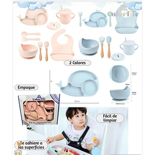 Kit Alimentacion Complementaria x 10 Piezas