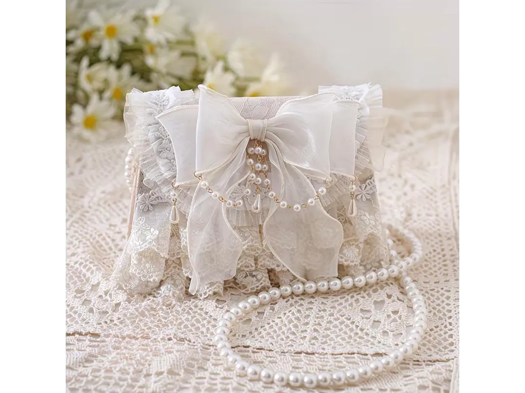 Bolso Con Encajes  1