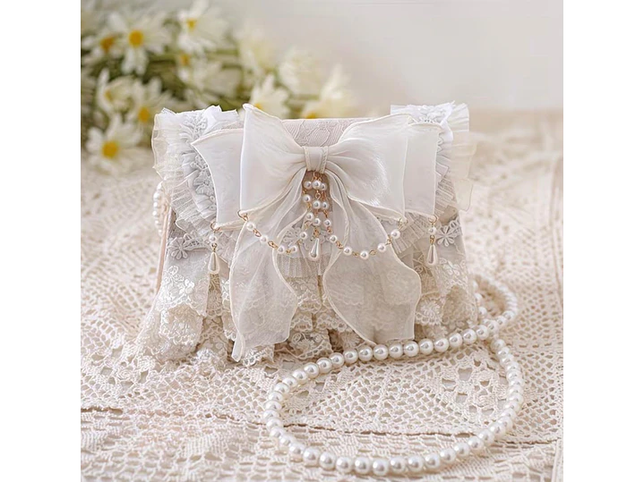 Bolso Con Encajes  1