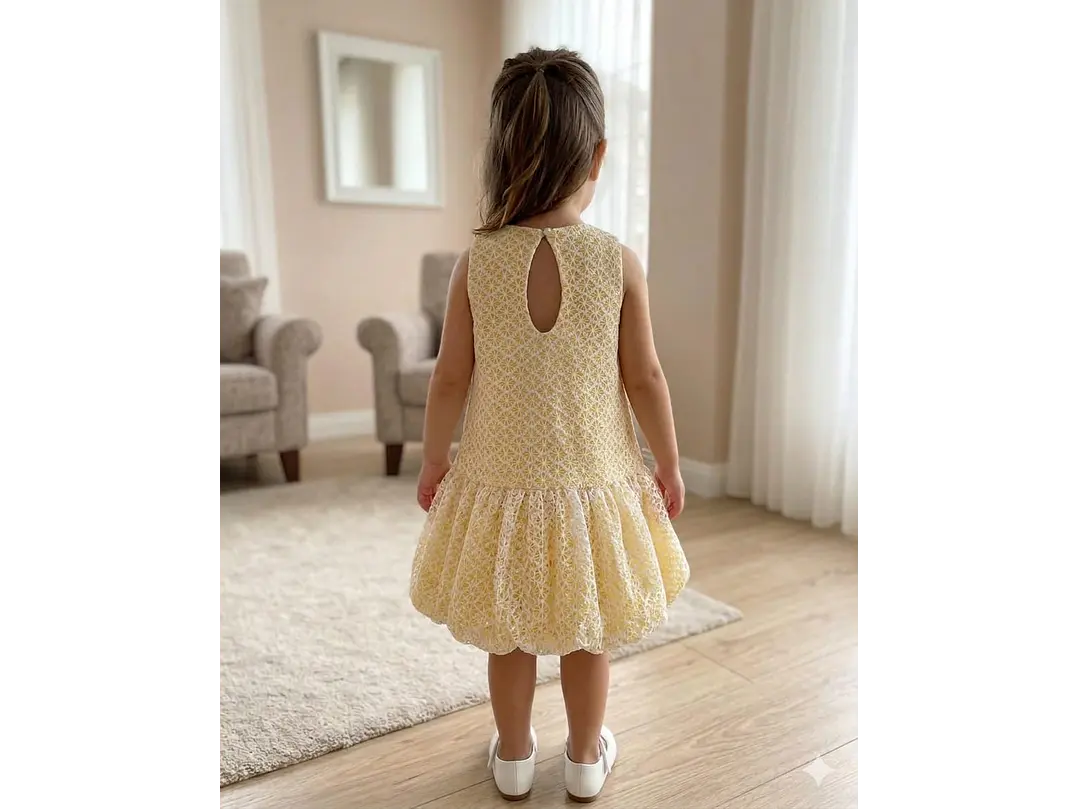 Vestido Erika Snurbusch Amarillo 2