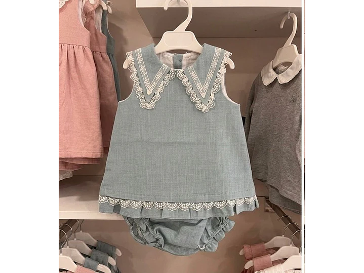 Vestido Lino Español Hortencia 2