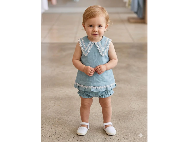 Vestido Lino Español Hortencia 1