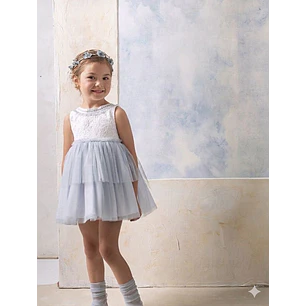 Vestido Romantico tull - Encajes Español