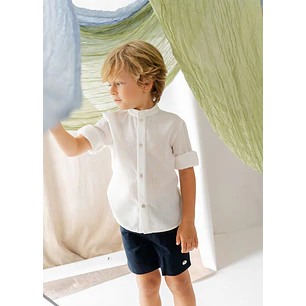 Bermuda Lino Española Marino 