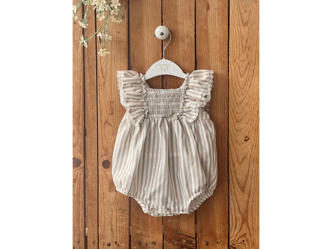 Pelele Español Vale Rayas  2