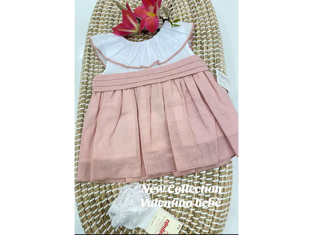 Vestido Español Lino-Plumeti Aurora 1