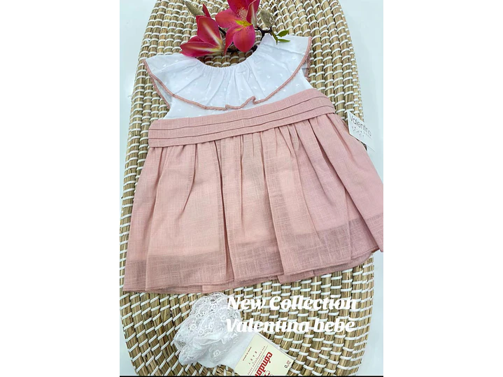 Vestido Español Lino-Plumeti Aurora 1