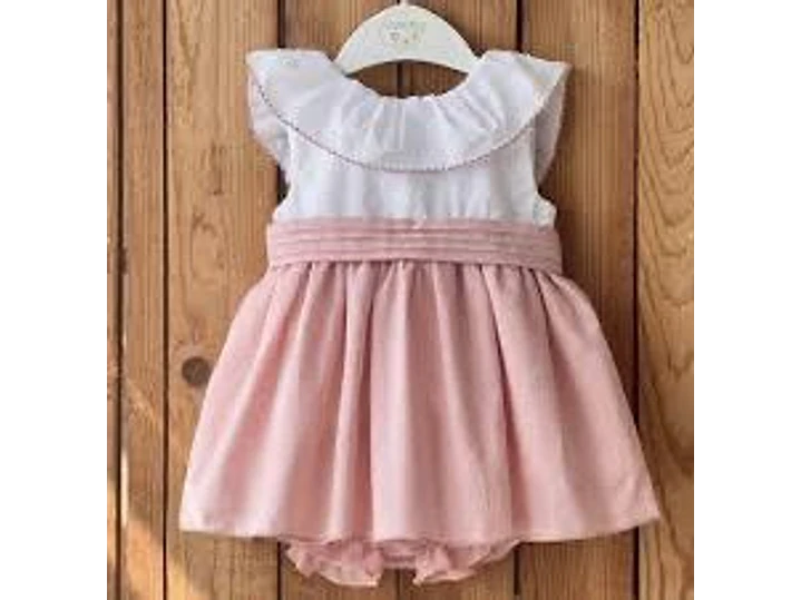 Vestido Español Lino-Plumeti Aurora 2