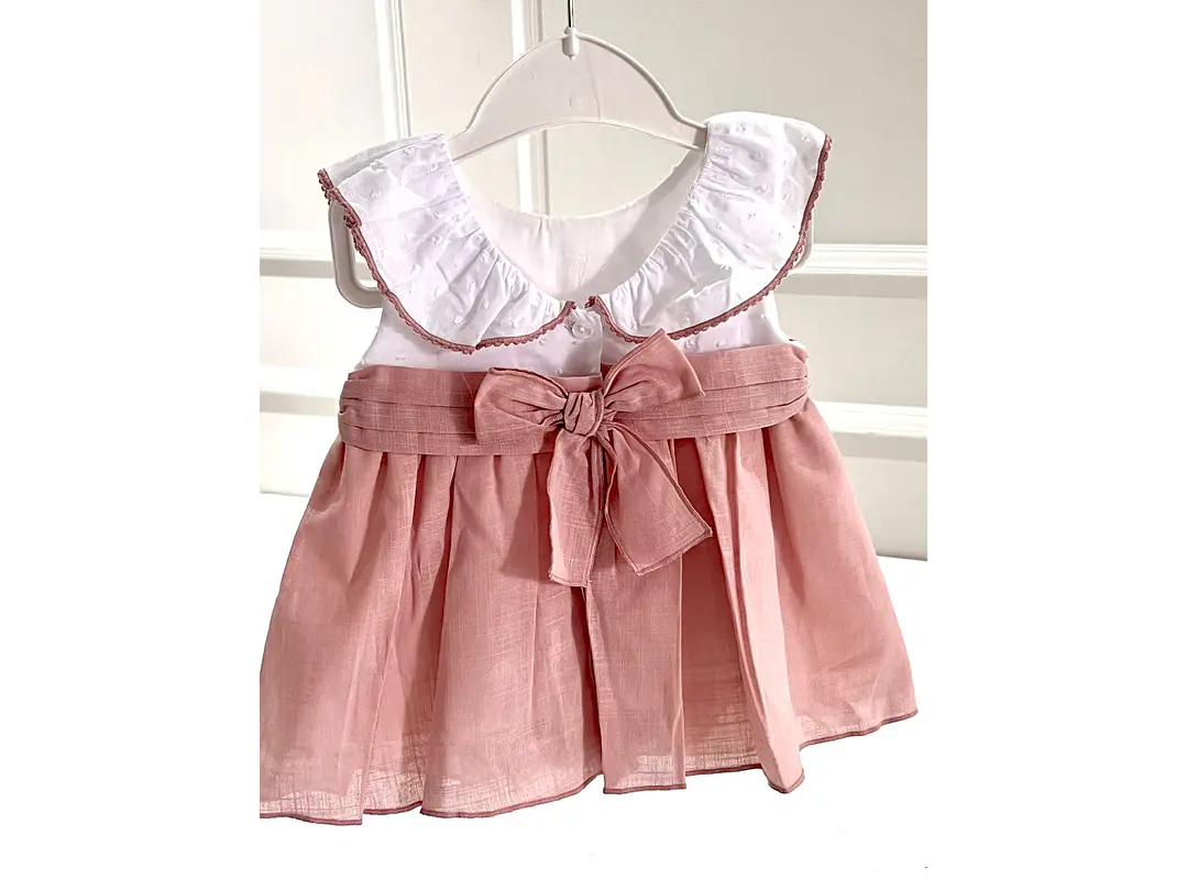 Vestido Español Lino-Plumeti Aurora 4