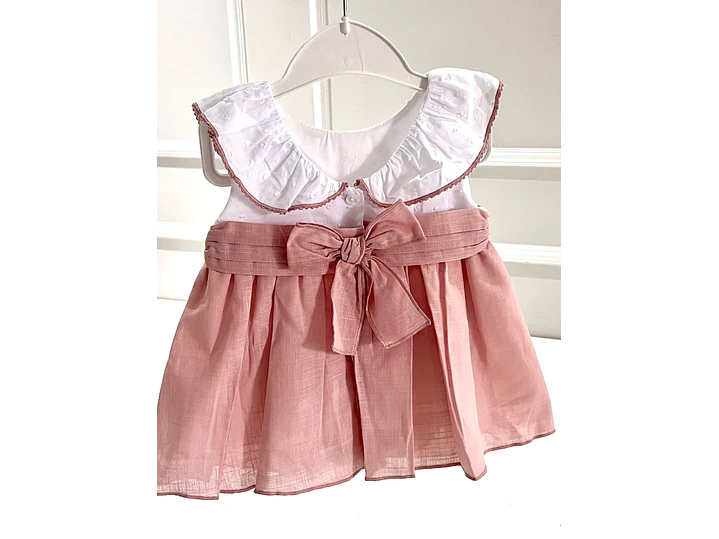Vestido Español Lino-Plumeti Aurora 4