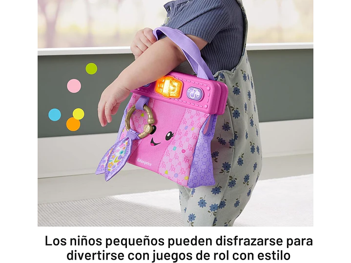 Fisher-Price Bolsa de juguete de aprendizaje para bebés, 2