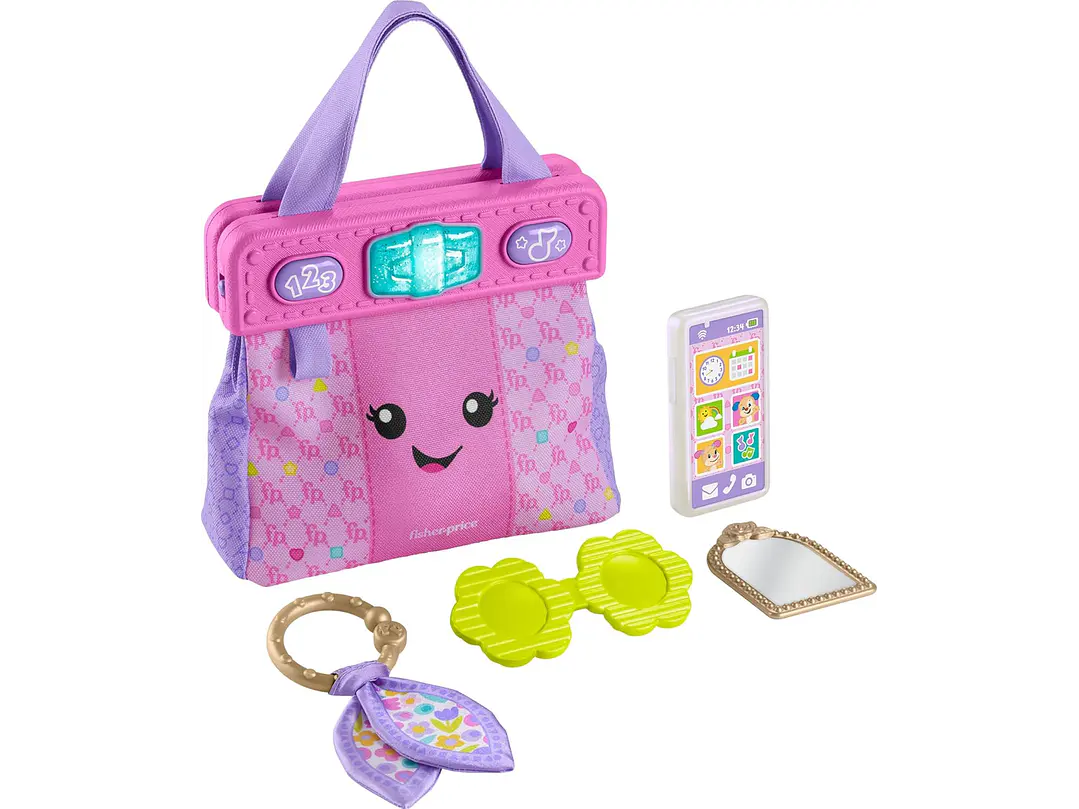 Fisher-Price Bolsa de juguete de aprendizaje para bebés, 3