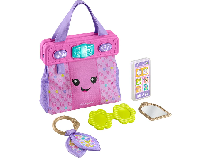 Fisher-Price Bolsa de juguete de aprendizaje para bebés, 3