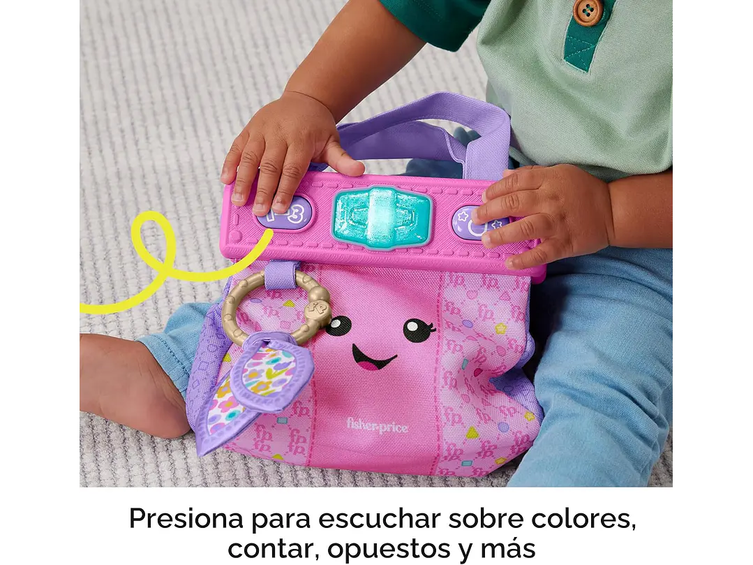 Fisher-Price Bolsa de juguete de aprendizaje para bebés, 4