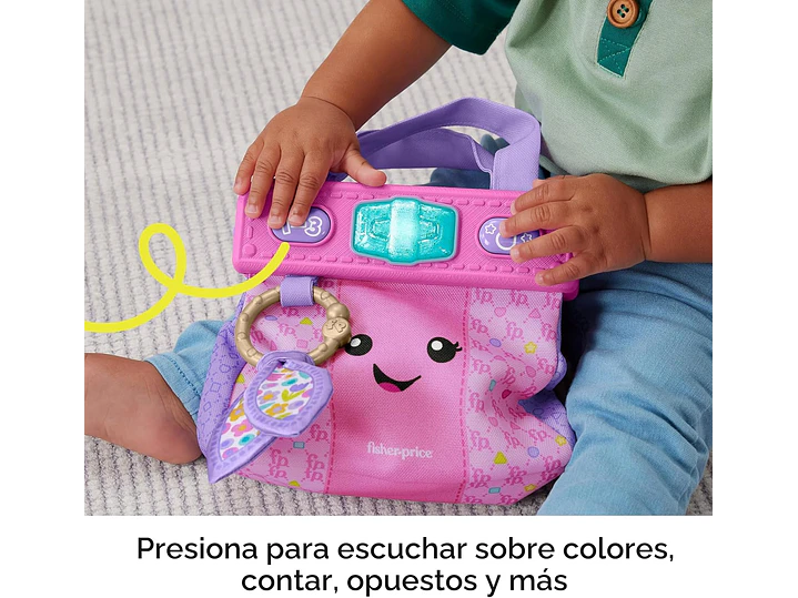 Fisher-Price Bolsa de juguete de aprendizaje para bebés, 4