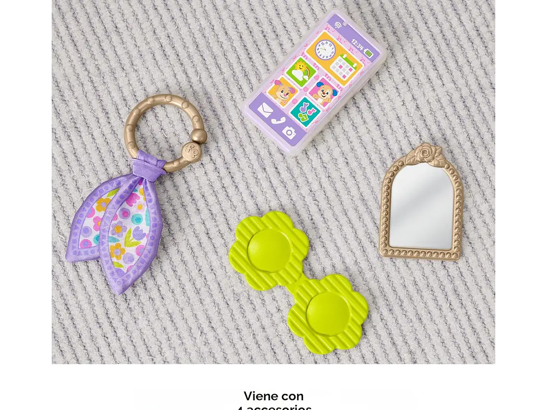Fisher-Price Bolsa de juguete de aprendizaje para bebés, 6