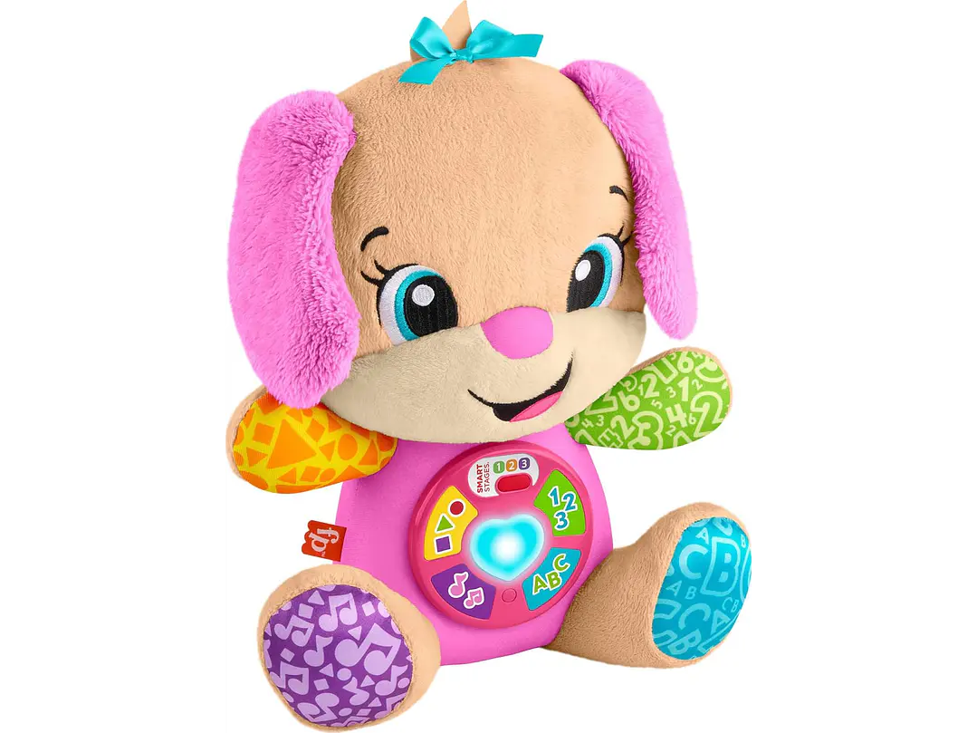Fisher-Price Juguete para Bebé Laugh & Learn Smart Stages Sis Peluche Musical  1