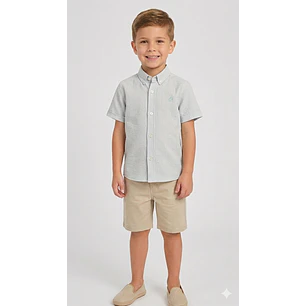 Camisa P&Punto Celeste