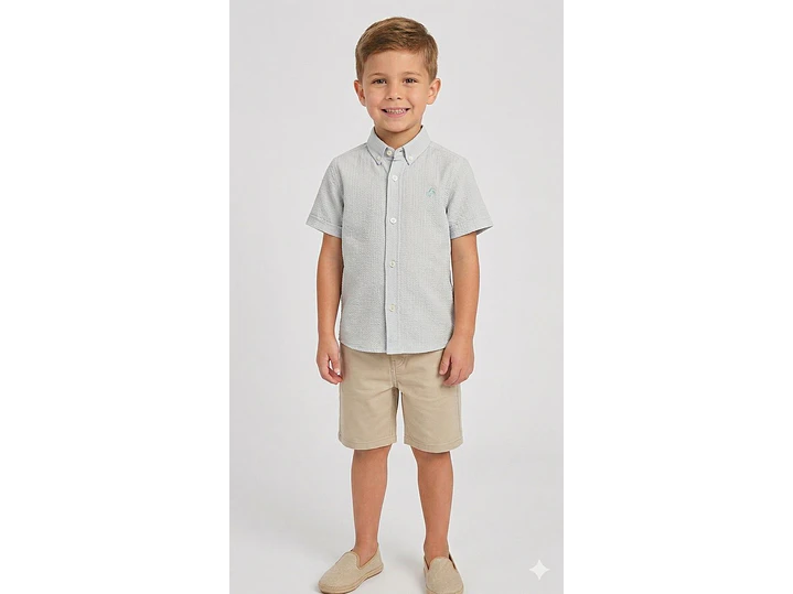 Camisa P&Punto Celeste 1