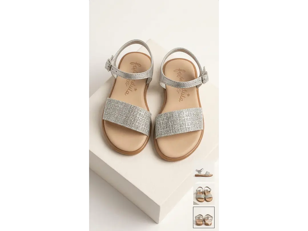 Sandalia Plata 2