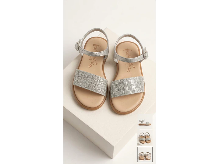 Sandalia Plata 2