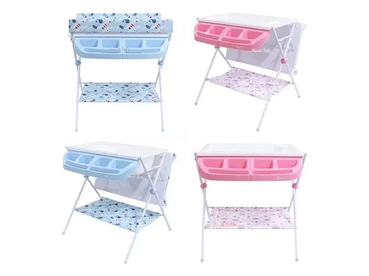 Bañera Con Soporte Y Cambiador 2