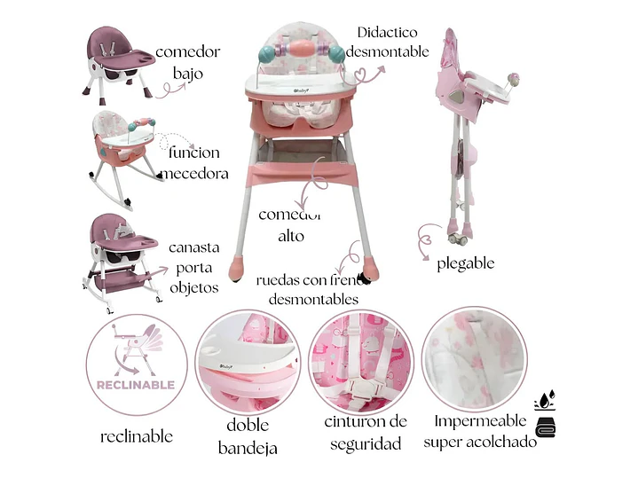 Silla Comedor Mecedora  3