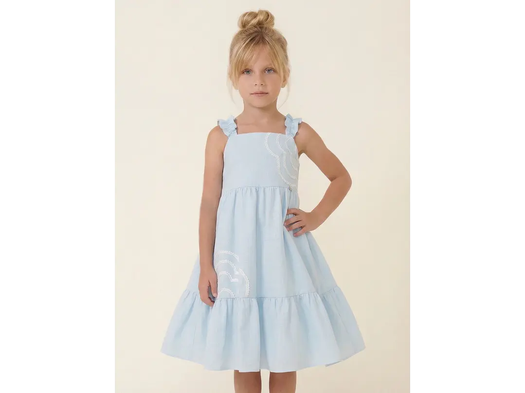 Vestido Amalia Celeste  1