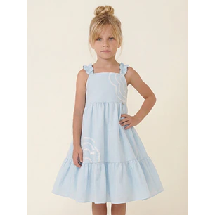 Vestido Amalia Celeste 
