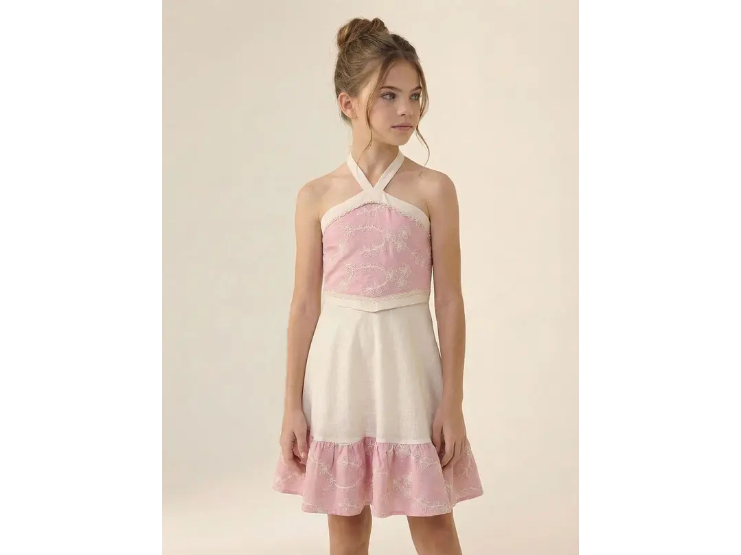 Vestido Renata Rosa 1