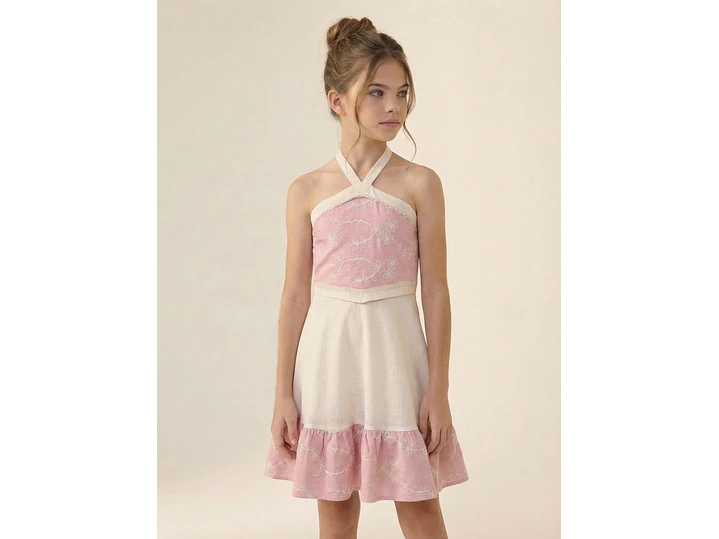 Vestido Renata Rosa 1