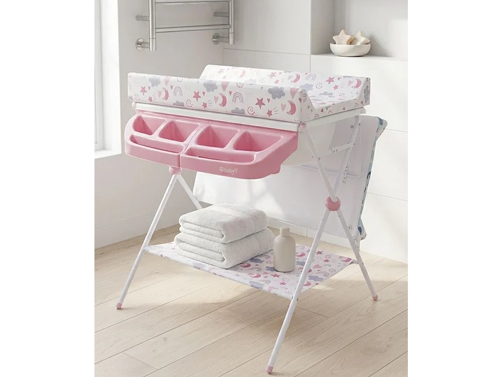Bañera Con Soporte Y Cambiador 1
