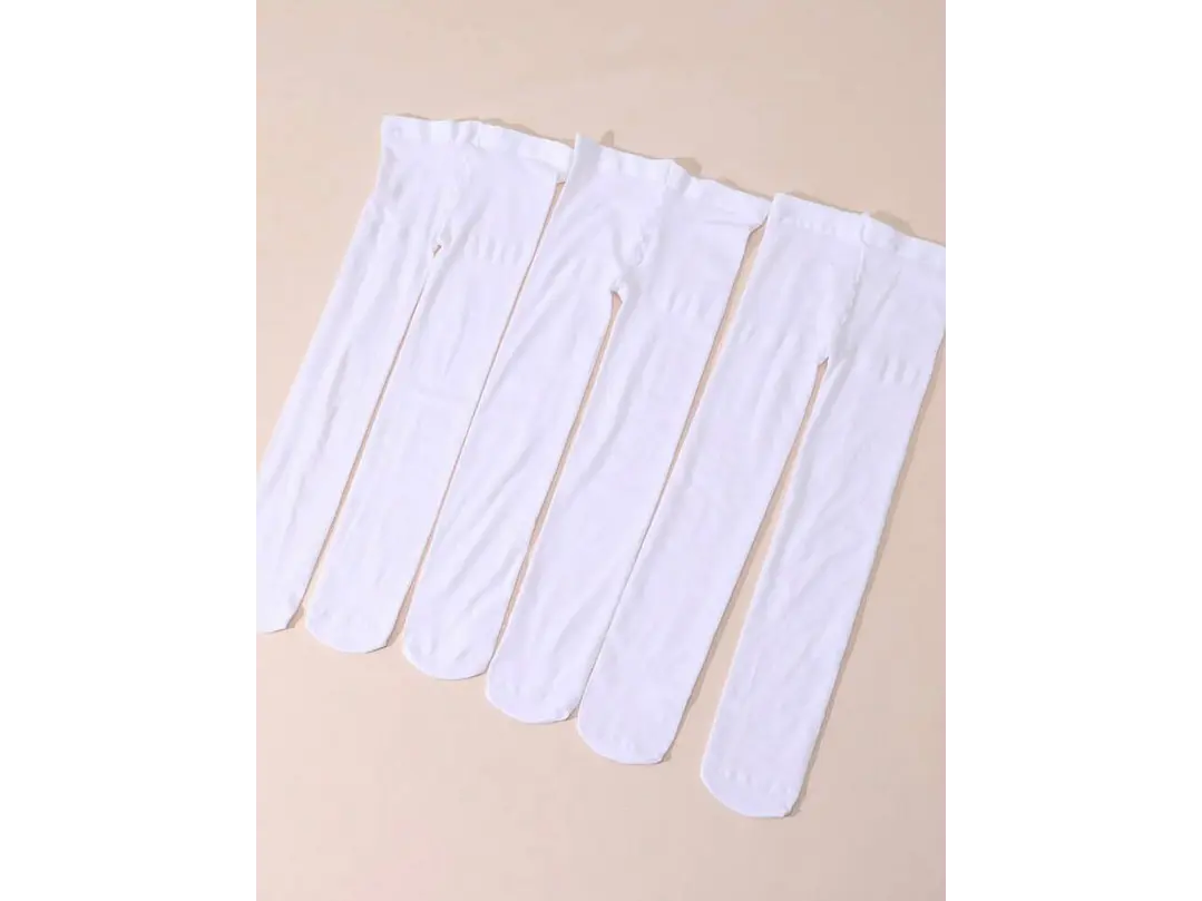 Panties Medias Veladas Blanco 1