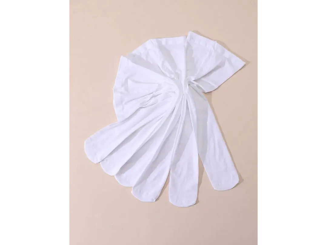 Panties Medias Veladas Blanco 2