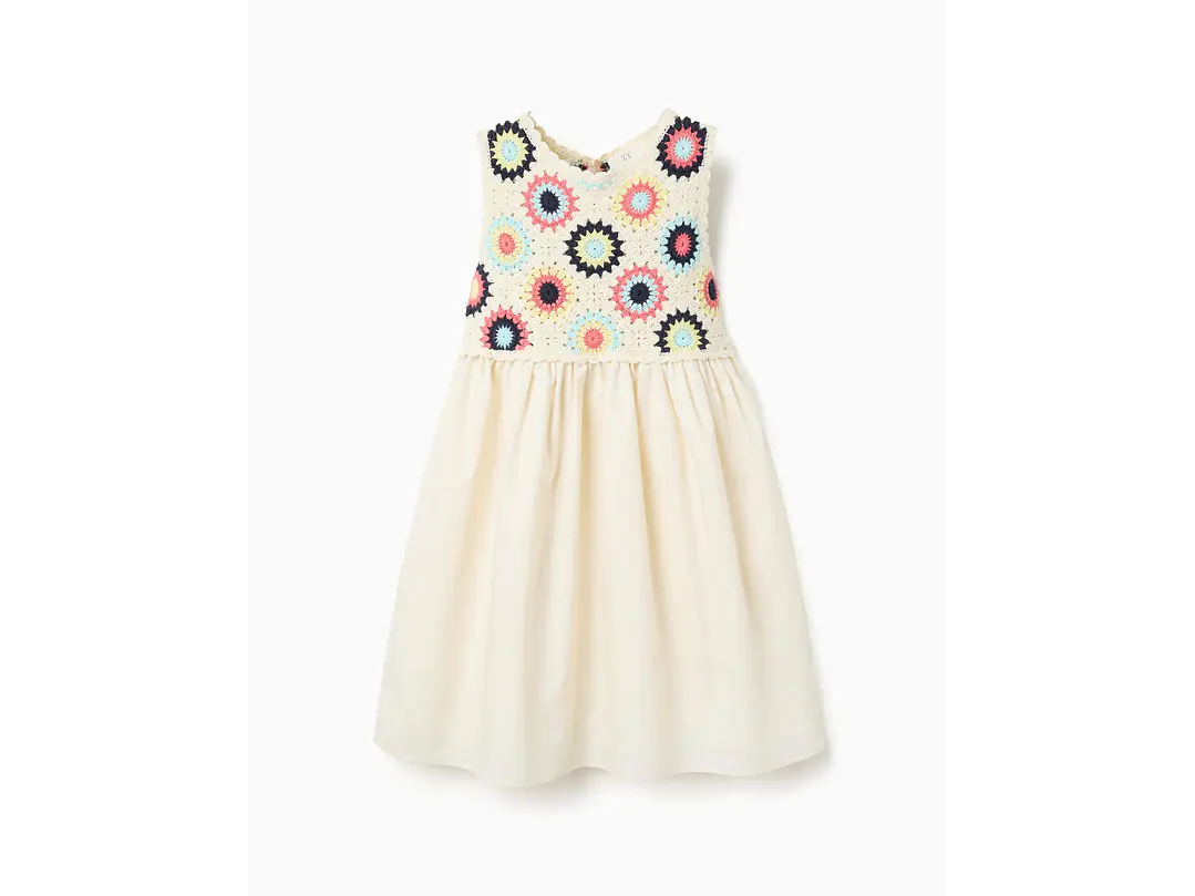 Vestido Zippy Beige 1