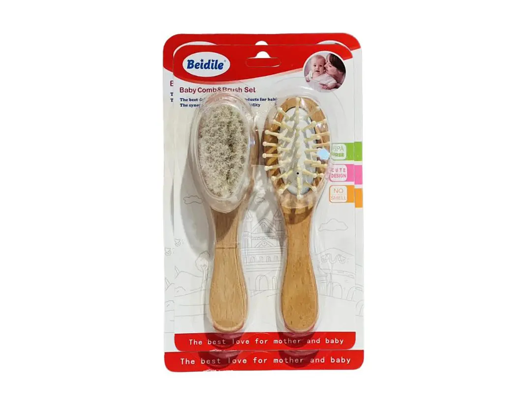 Set Cepillo + Peine Bambu 1