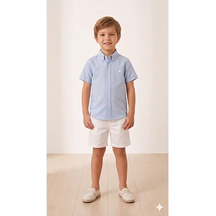 Camisa Celeste