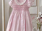 Vestido Nido De Abeja Rosa  - Miniatura 2