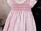 Vestido Nido De Abeja Rosa  - Miniatura 3