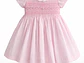 Vestido Nido De Abeja Rosa  - Miniatura 5