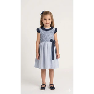 Vestido Nido De Abeja Turqui 